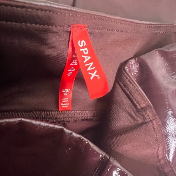 Spanx Ruby Faux Patent Leather Leggings - Picture 6 of 9